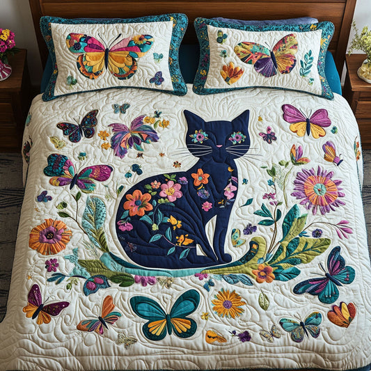 Cat In Garden WY0802015CL Duvet Cover Set