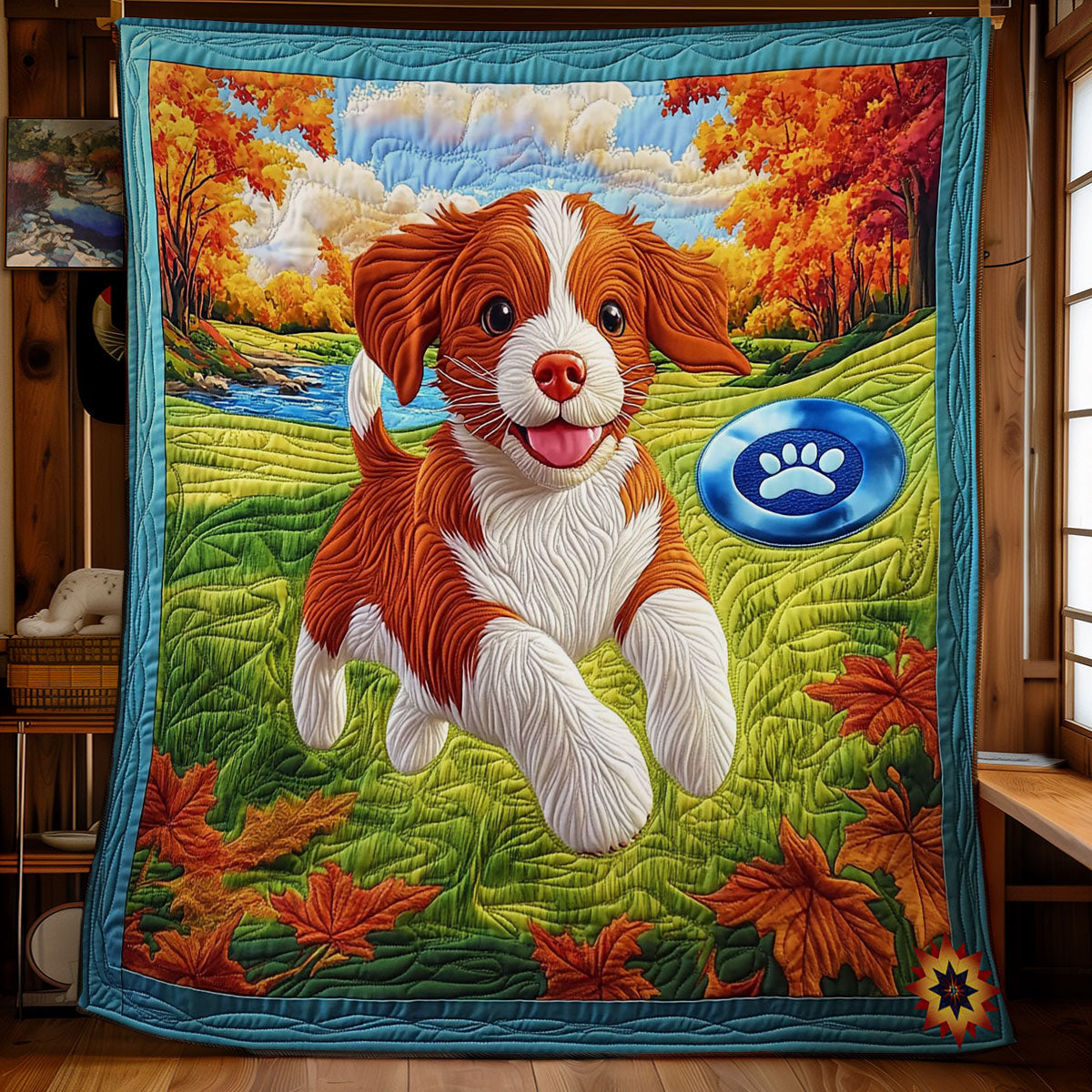 Playground Puppy WY0312029CL Quilt