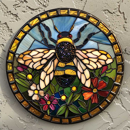 Bee WJ2609039CL Stained Glass Suncatcher