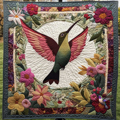 Hummingbird In Bloom WN0910005CL Quilt