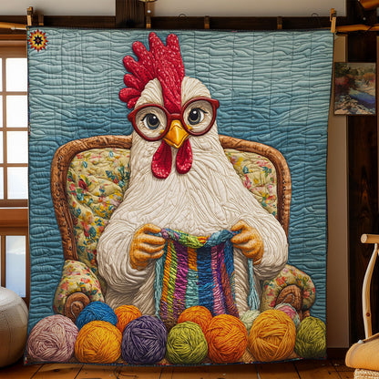 Knitting Chicken WY1911092CL Quilt