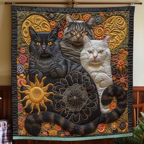 Astronomy Bohemia Cat WP1009002CL Quilt