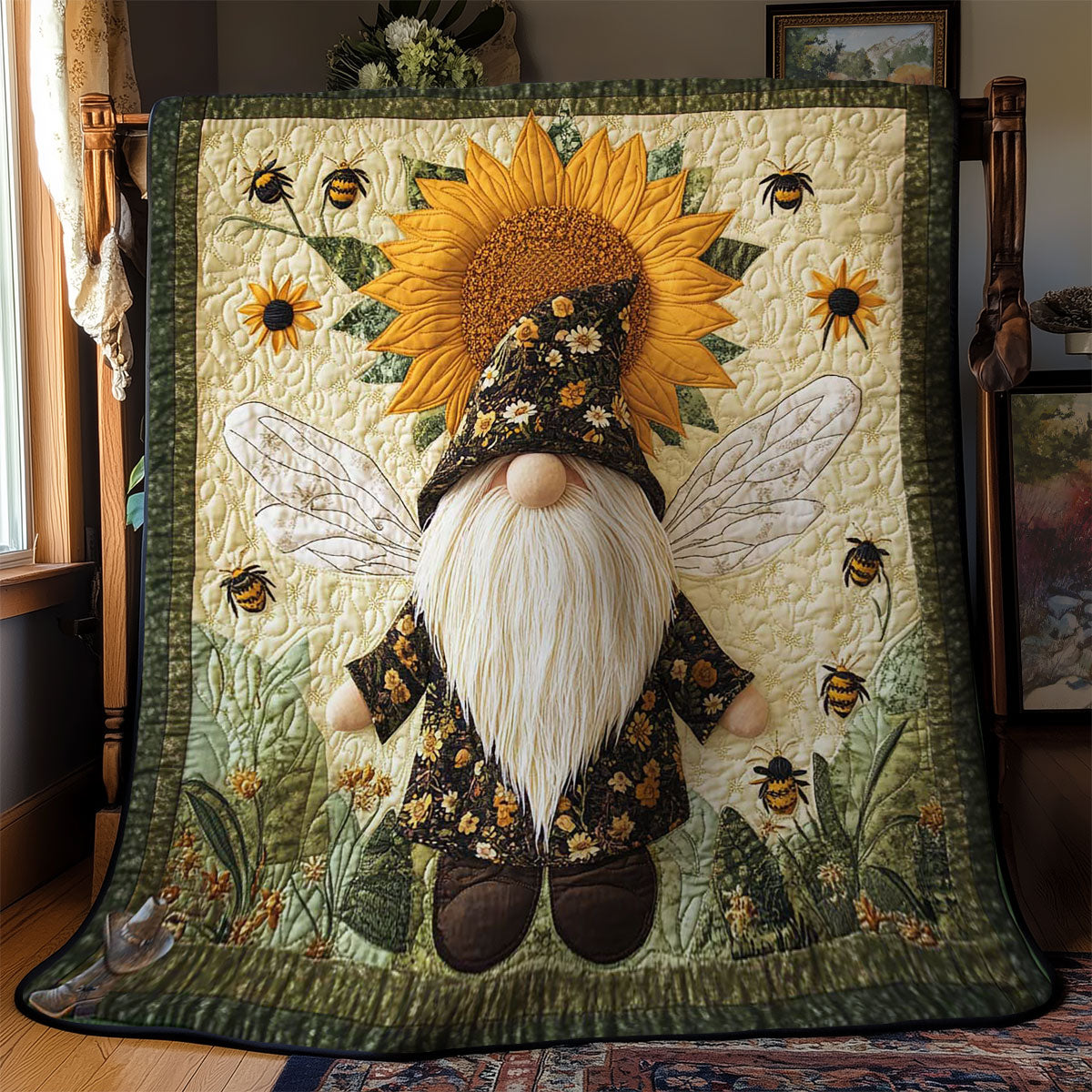 Garden Gnome WN1411063CL Quilt