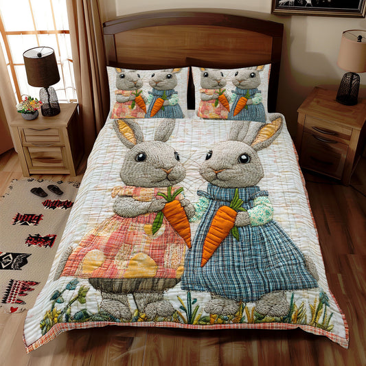 Rabbit Cute WX1212088CL Duvet Cover Set
