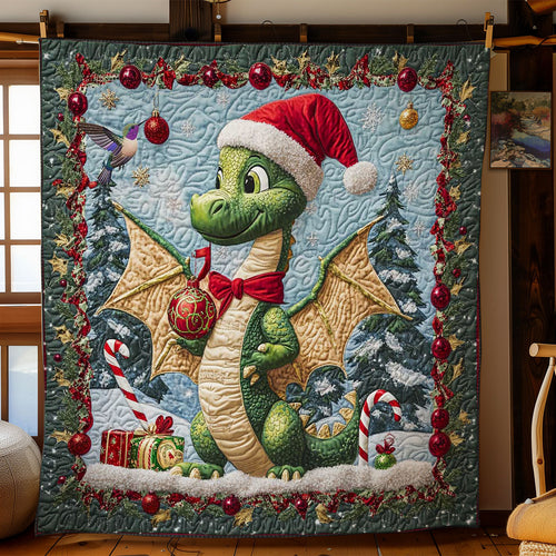 Dragon's Christmas Cheer WN0712043CL Quilt