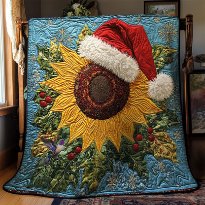 Santa's Sunflower Joy WN2111033CL Quilt