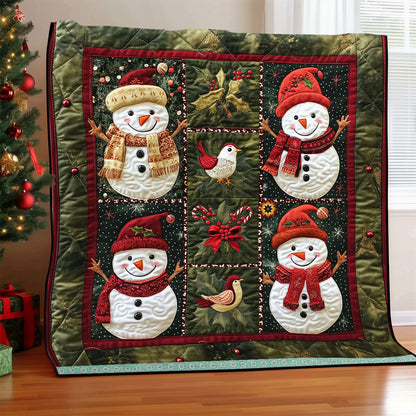 Christmas Snowman WJ0712008CL Quilt