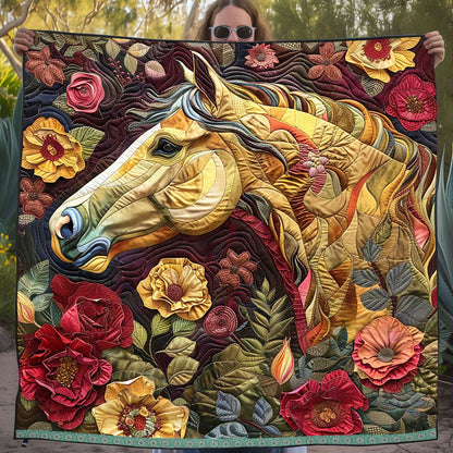 Flower Horse WJ2809010CL Quilt