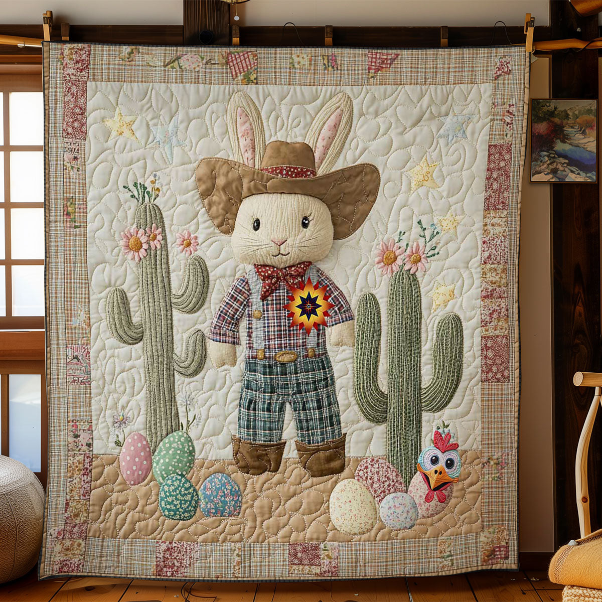Cowboy Bunny WN2711045CL Quilt