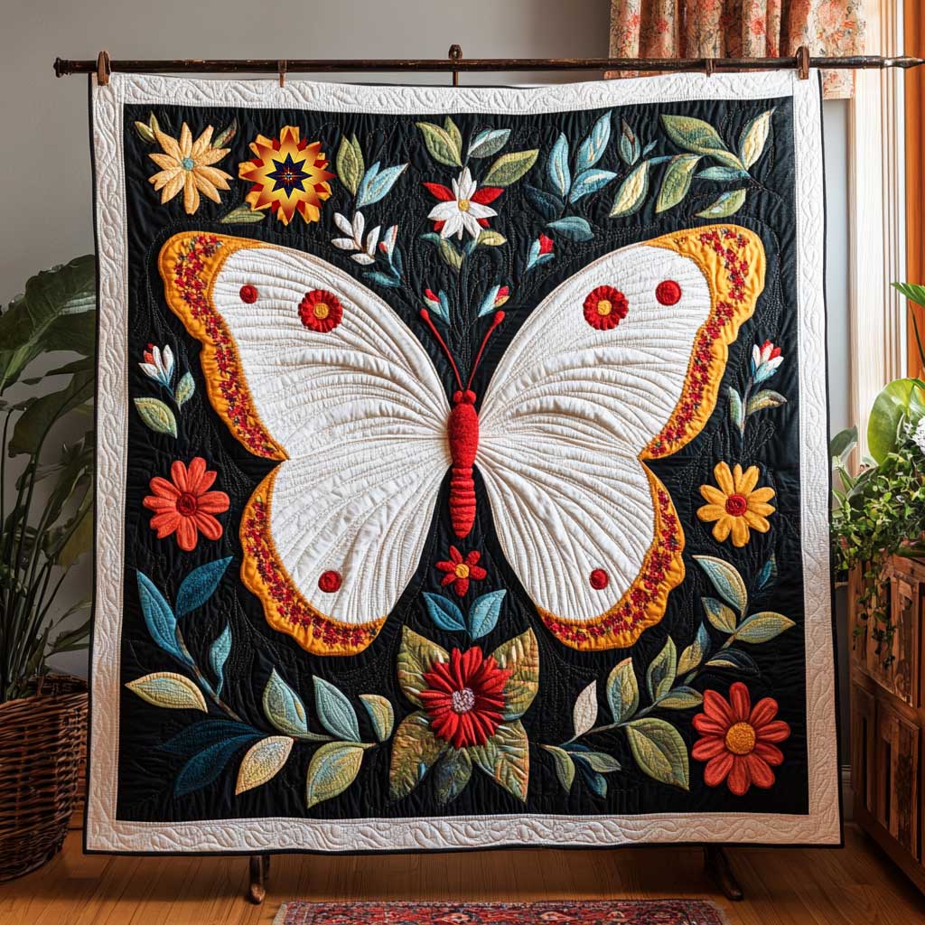 Colorful Garden Butterfly WP1911010CL Quilt