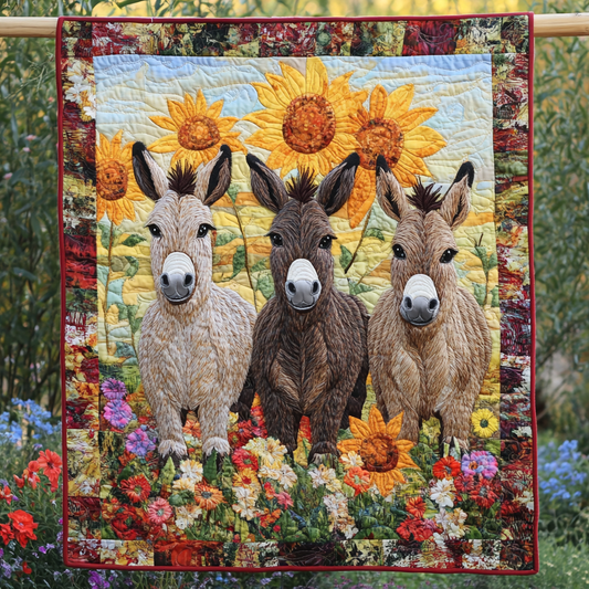 Country Charm Donkey WG1301015CL Quilt