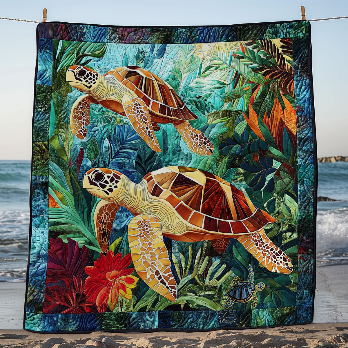 Turtle WY0512030CL Quilt