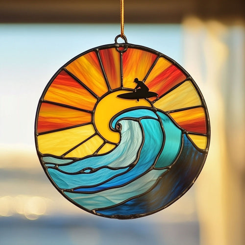 Surfing WY2202120CL Suncatcher