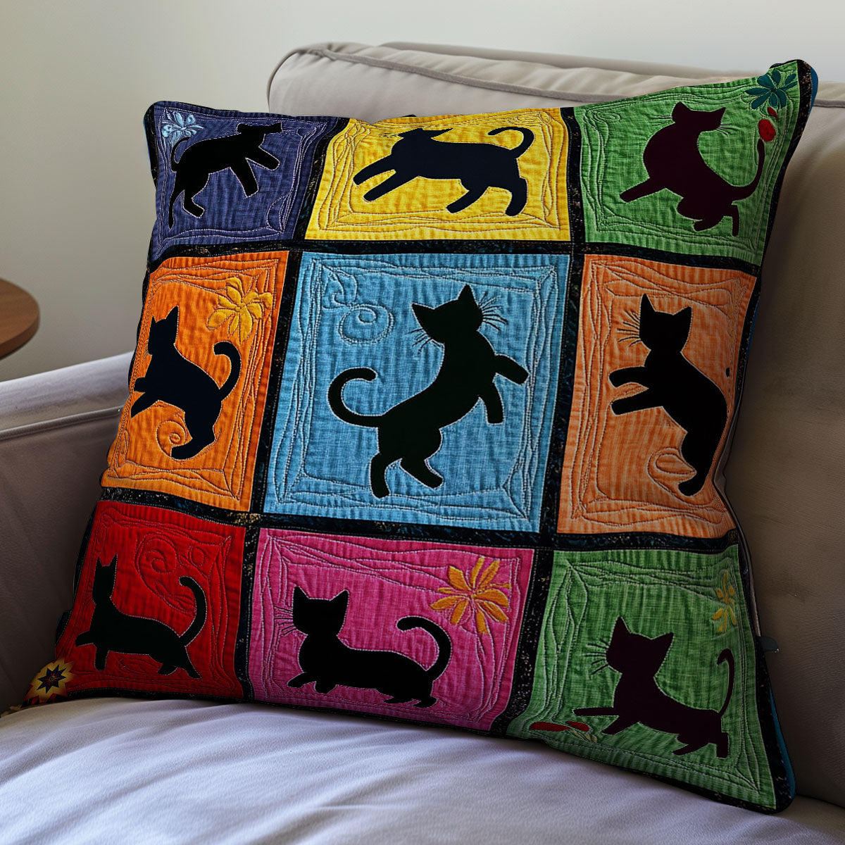 Cat WY2911055CL Quilt Pillow Case