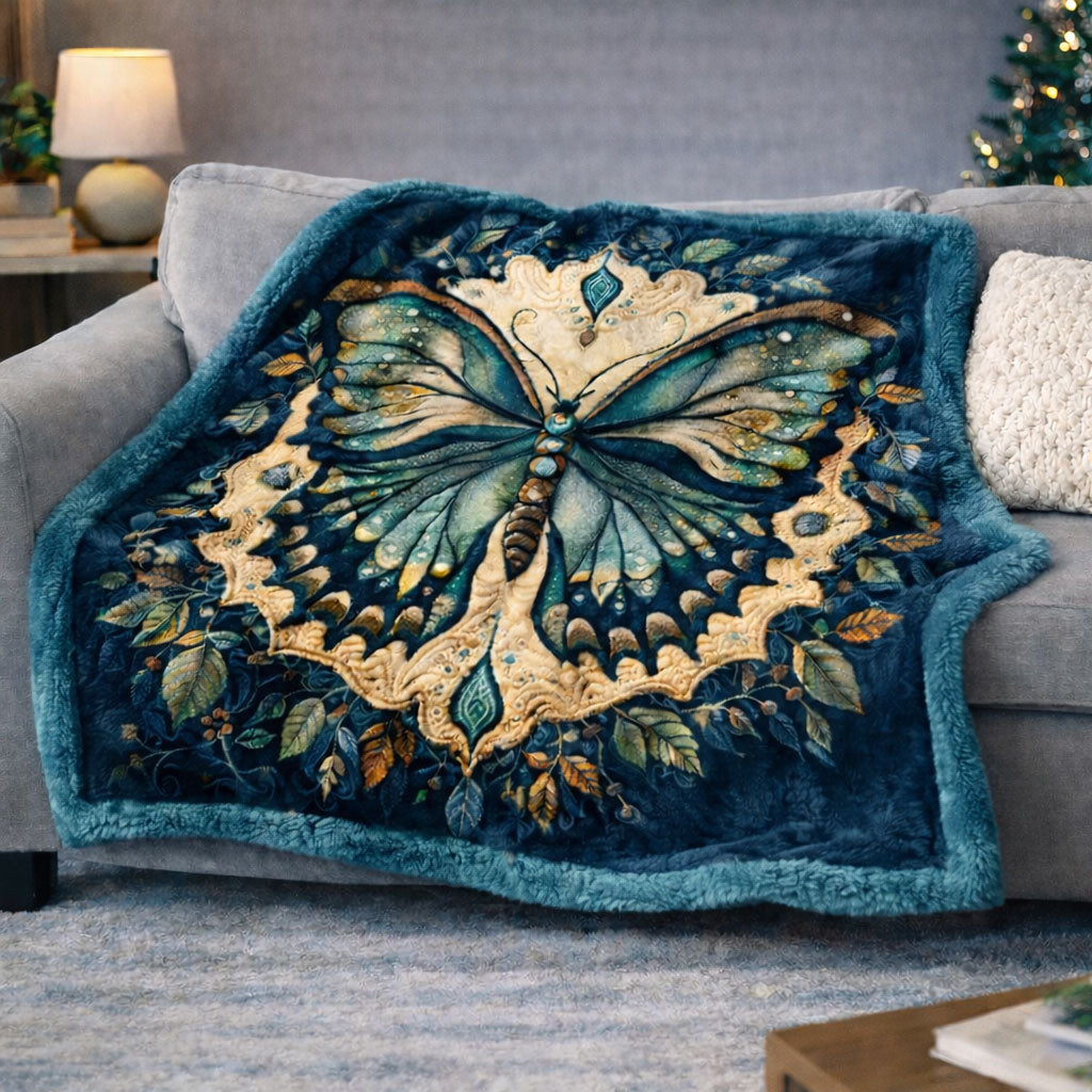 Mystic Butterfly Dream KL2601004CL Faux Fur Throw Blanket