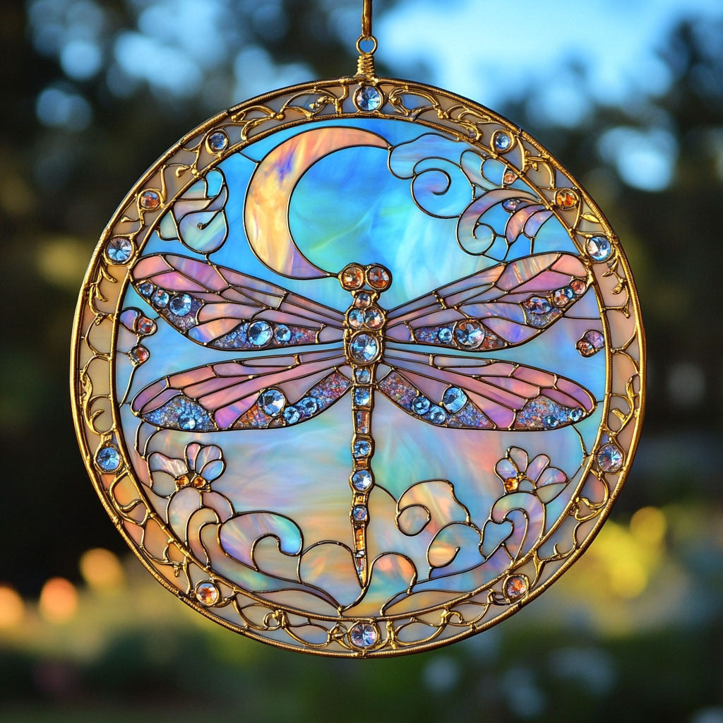 Dragonfly Moon WT2702147CL Suncatcher