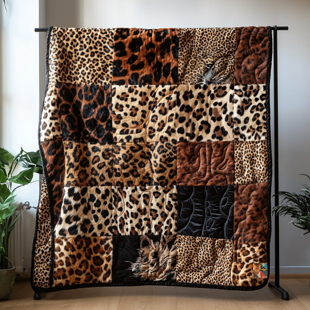 Cheetah Pattern WU3110053CL Quilt