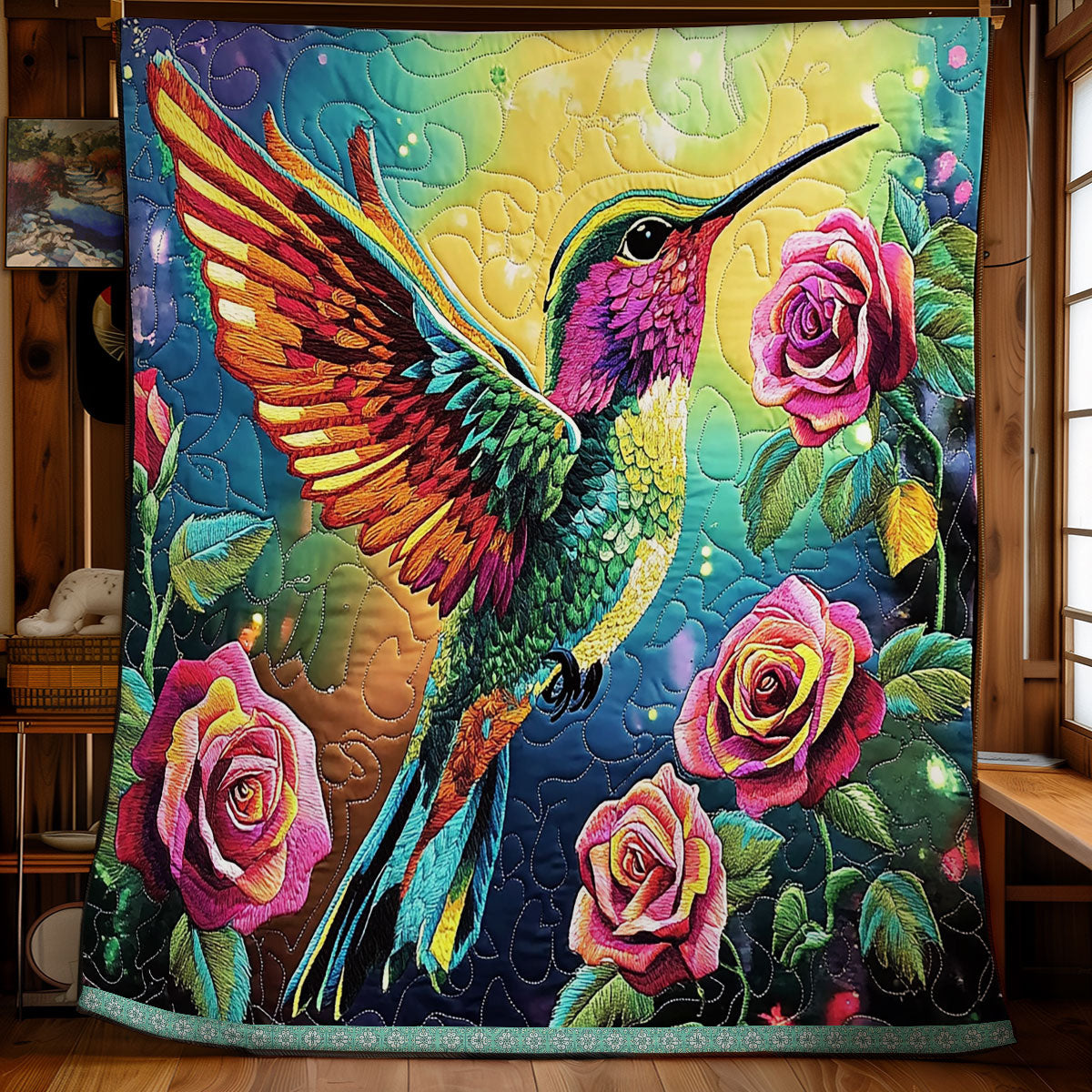 Hummingbird WX1411027CL Quilt