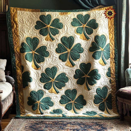 Lucky Four Leaf Clover WN3110001CL Quilt