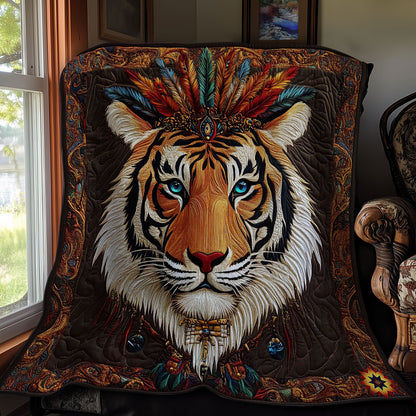 Native American Tiger WY2811024CL Quilt