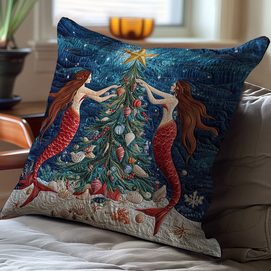 Christmas Mermaid WY0312130CL Quilt Pillow Case