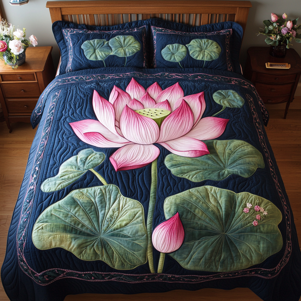 Lotus Haven YR0701016CL Duvet Cover Set