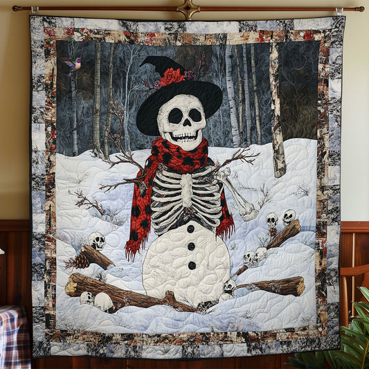 Snowman Skull WY3010022CL Quilt