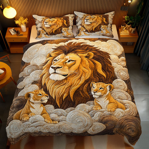 Lion Family WJ0911028CL Duvet Cover Set