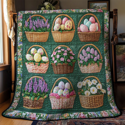 Eggs And Flowers Easter WN1501010CL Quilt