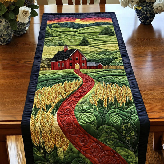 Peace Side CP2304042CL Quilted Table Runner
