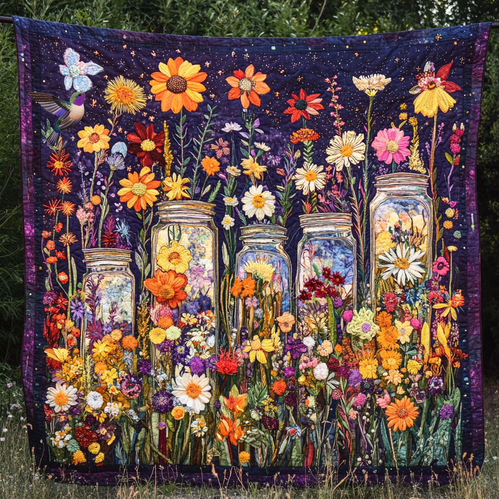 Spring In The Bottle WU1012015CL Quilt