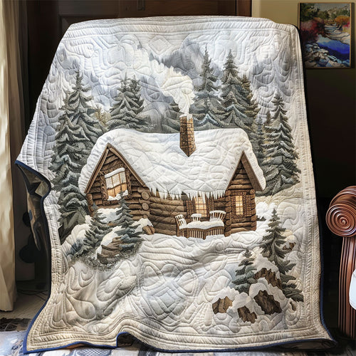 Winter Cabin Glow YR1801027CL Quilt