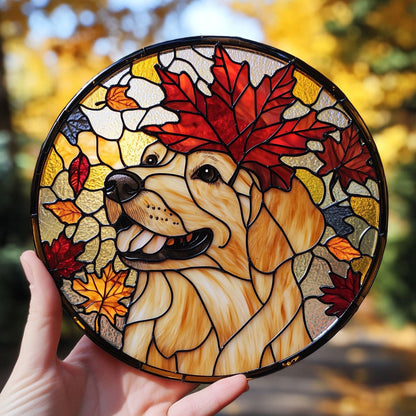 Golden Retriever WU1110005CL Stained Glass Suncatcher