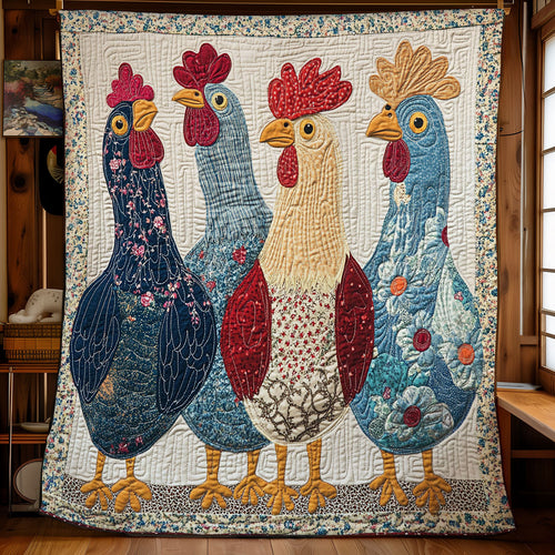 Four Chicken WY1202101CL Quilt