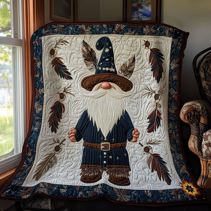 Feather Native American Gnome WY0612027CL Quilt