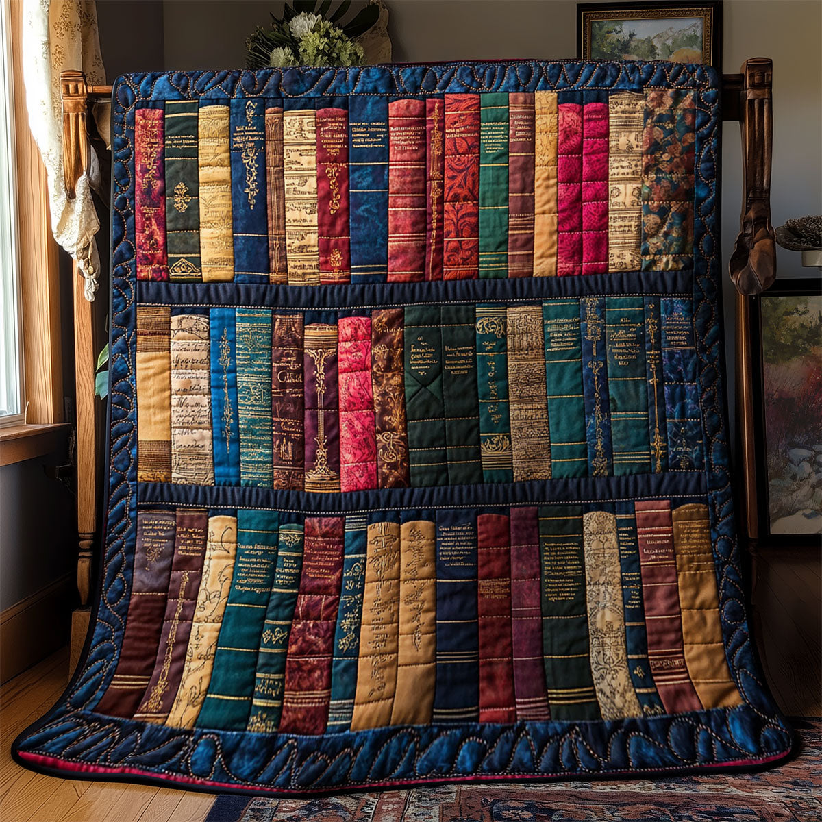 Unique Bookshelf WY0202081CL Quilt
