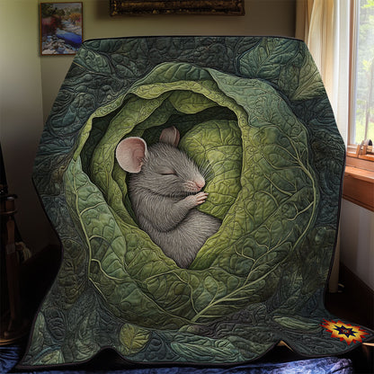 Cabbage Sleep Mouse WY1411046CL Quilt