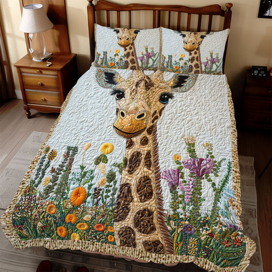Giraffe Portrait WX1212074CL Duvet Cover Set