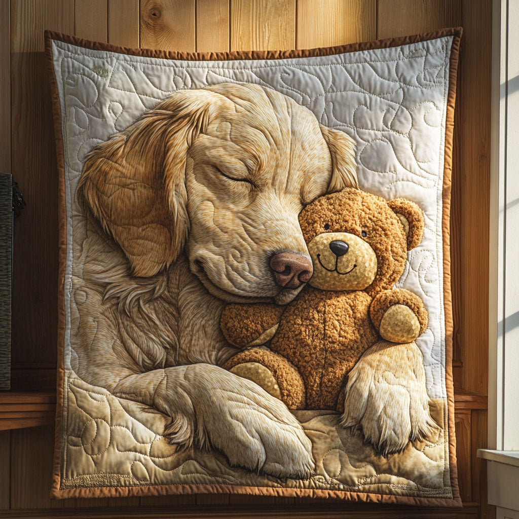 Golden Retriever Sleeping WT0710021CL Quilt