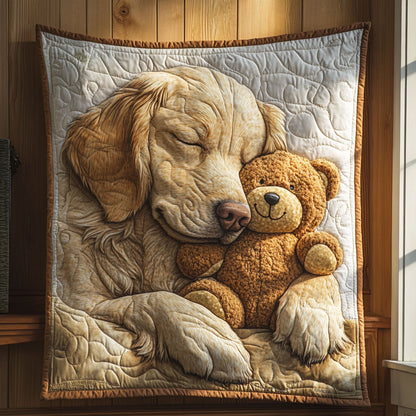 Golden Retriever Sleeping WT0710021CL Quilt