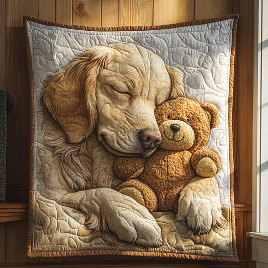 Golden Retriever Sleeping WT0710021CL Quilt