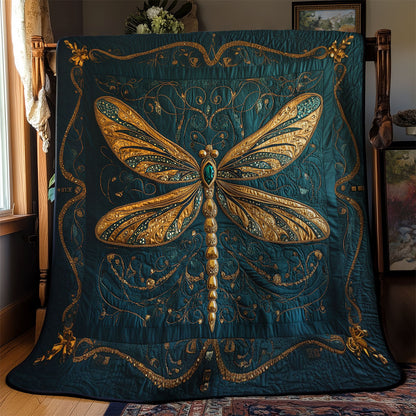 Royal Dragonfly Portrait WY2702112CL Quilt