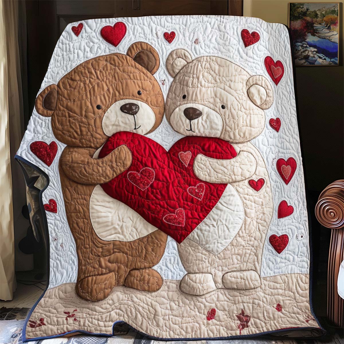 Valentine Bear YR0301007CL Quilt