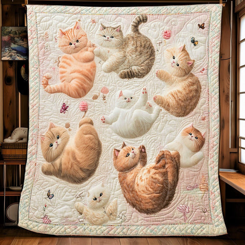 Fluffy Cats XB1203003CL Quilt