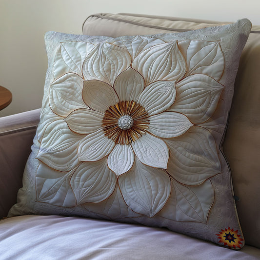 White Flower WY0312113CL Quilt Pillow Case