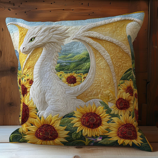 Dragon In Sunflower Garden WY1712084CL Quilt Pillow Case
