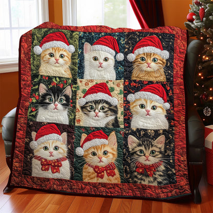 Santa Kitten WY0511023CL Quilt