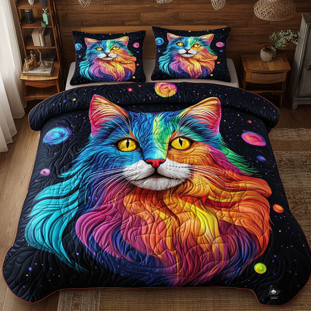 Long Hair Cat Color WT1403072CL Duvet Cover Set