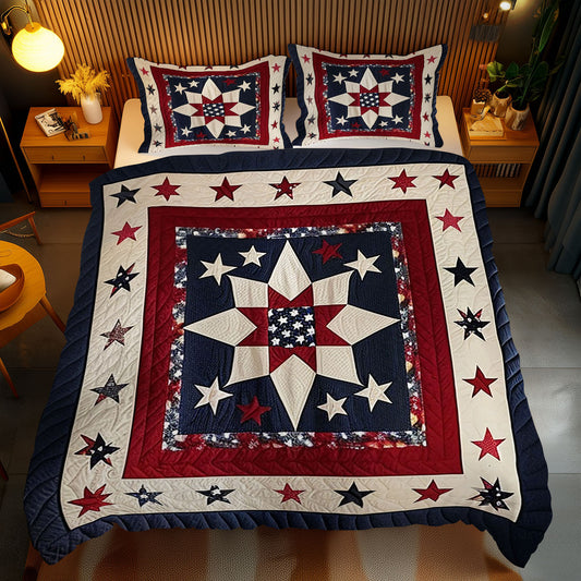 Patriotic Independence Star WJ2510028CL Duvet Cover Set