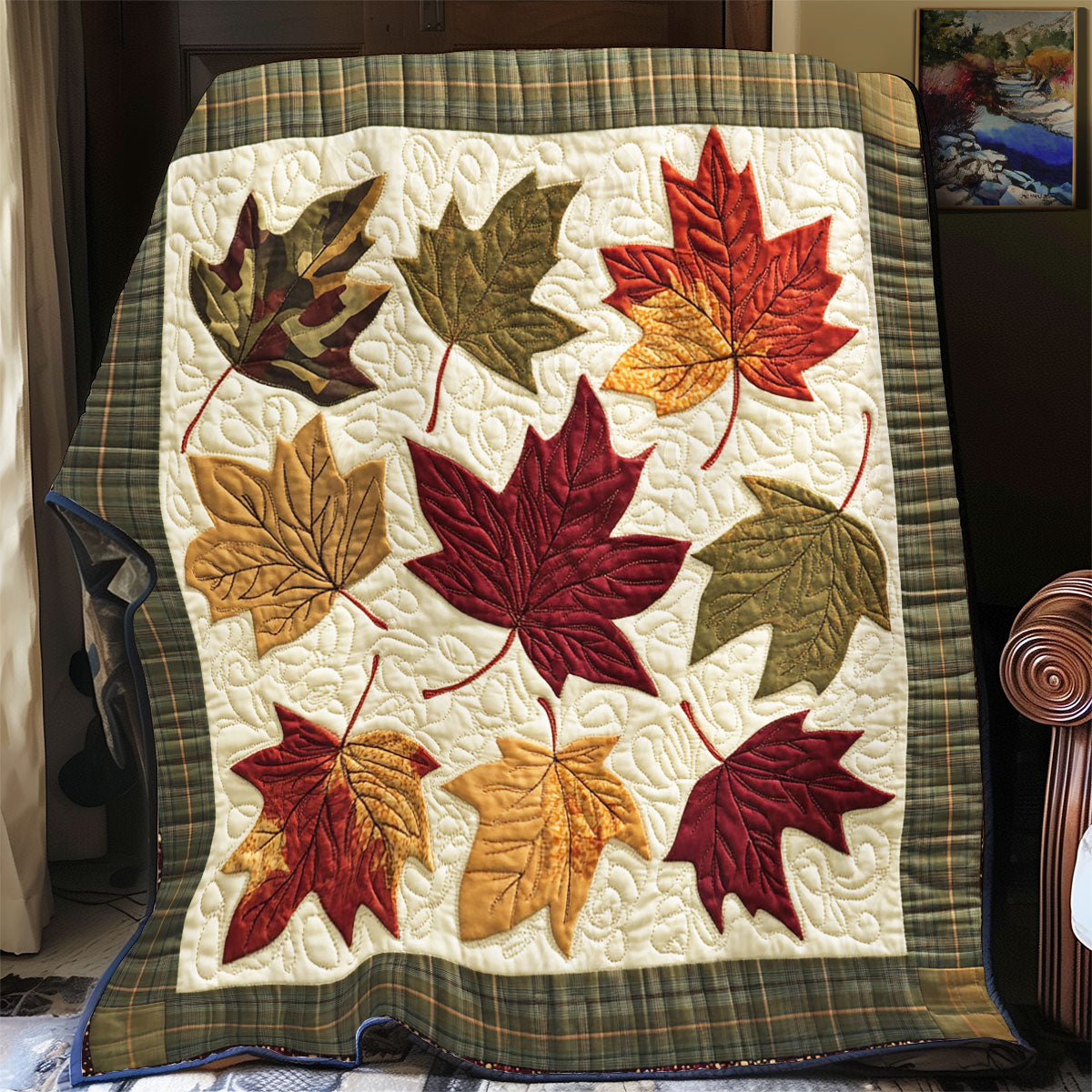 Fall Leaves WY1502043CL Quilt